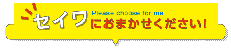 セイワにおまかせください！
